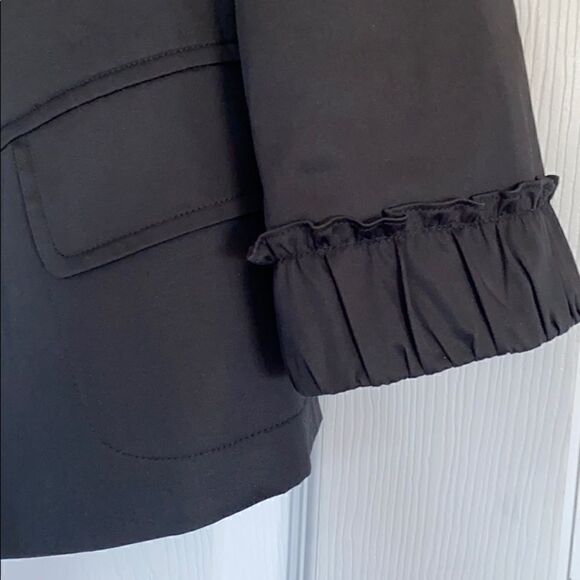 Talbots Black 3/4 Sleeve Blazer Size 6P - Picture 4 of 10